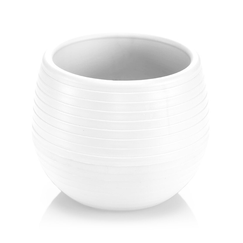 Ghiveci SERINOVA pentru cactus 11cm 0,55 l culoare alba