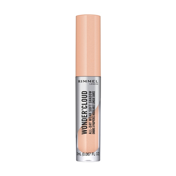 Fard de pleoape cremos Rimmel Wonder'cloud, 005 Chilled peach, 18 g