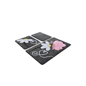 Set 3 covorase baie acril, 60x100cm, 50x60 cm, 40x60 cm, Chilai Home, Ponte Fume Set 3 covorase baie acril, 60x100cm, 50x60 cm, 40x60 cm, Chilai Home, Ponte Fume