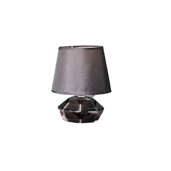 Veioza portelan Nomad, Antracit, 14 x 14 x 14 cm