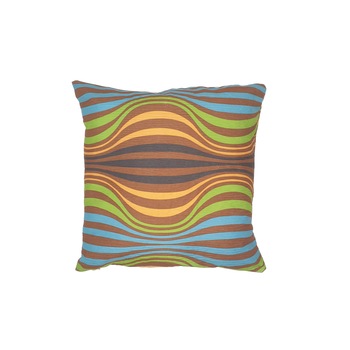 Perna decorativa valuri 43 x 43 cm, Nichita Impex, maro Perna decorativa valuri 43 x 43 cm, Nichita Impex, maro