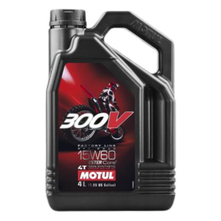 MOTUL 300V 4T Factory Line Off Road 15W-60 4L motorkerékpár olaj