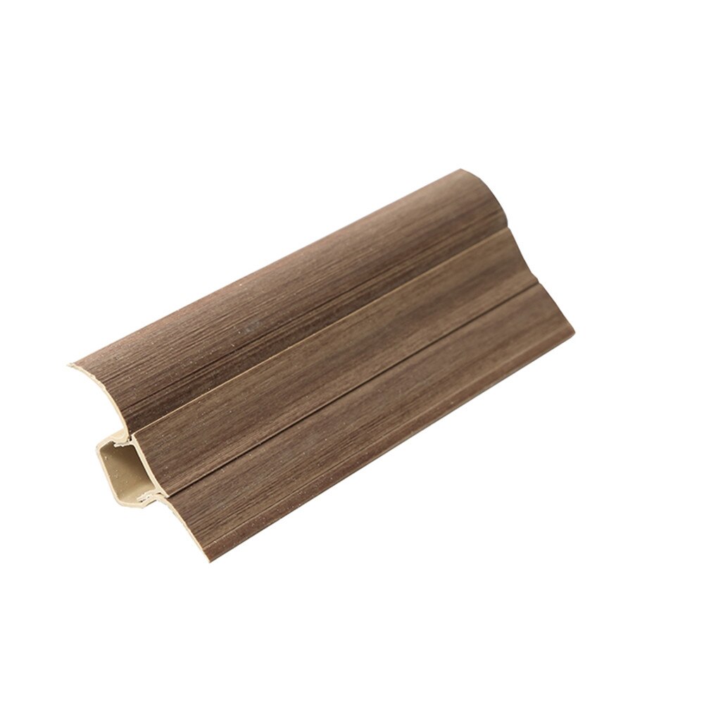 Set plinta PVC cu canal cablu, 250X5.3 cm, 5 bucati, 53.09 Nuc Antic