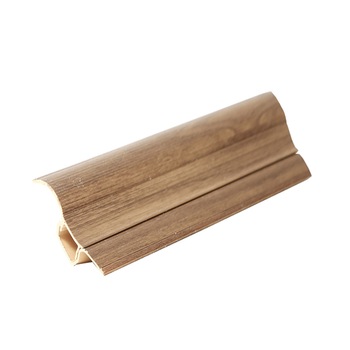 Set plinta PVC cu canal cablu, 250X5.3 cm, 5 bucati, 53.08 Nuc Set plinta PVC cu canal cablu, 250X5.3 cm, 5 bucati, 53.08 Nuc