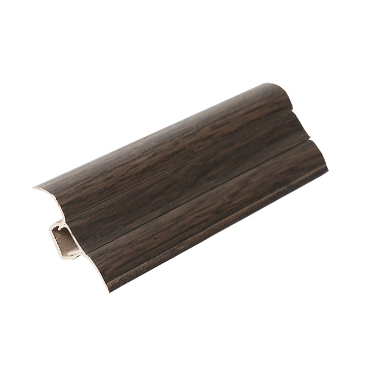 Set plinta PVC cu canal cablu, 250X5.3 cm, 5 bucati, 53.22 Wenge Bosa