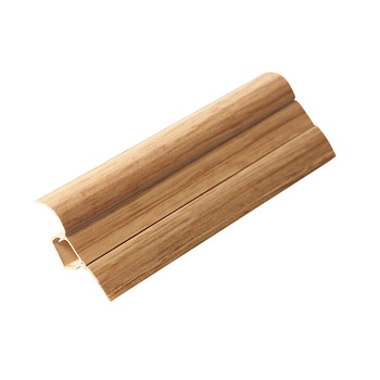 Set plinta PVC cu canal cablu, 250X5.3 cm, 5 bucati, 53.14 Stejar Set plinta PVC cu canal cablu, 250X5.3 cm, 5 bucati, 53.14 Stejar