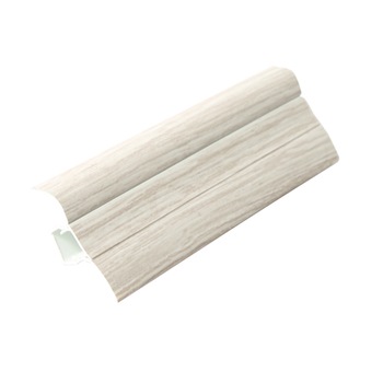 Set plinta PVC cu canal cablu, 250X5.3 cm, 5 bucati, 53.24 Stejar Alb Set plinta PVC cu canal cablu, 250X5.3 cm, 5 bucati, 53.24 Stejar Alb