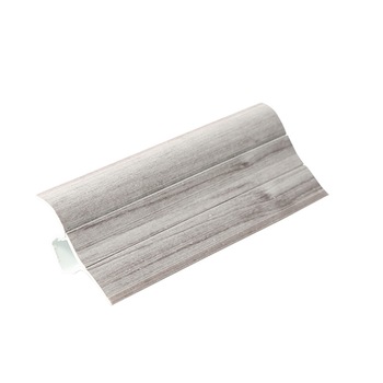 Set plinta PVC cu canal cablu, 250X5.3 cm, 5 bucati, 53.02 Gri Set plinta PVC cu canal cablu, 250X5.3 cm, 5 bucati, 53.02 Gri