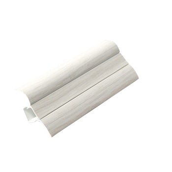 Set plinta PVC cu canal cablu, 250X5.3 cm, 5 bucati, 53.01 Alb Set plinta PVC cu canal cablu, 250X5.3 cm, 5 bucati, 53.01 Alb