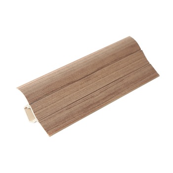 Set plinta PVC cu canal cablu, 250X5.3 cm, 5 bucati, 53.07 Nuc Roca Set plinta PVC cu canal cablu, 250X5.3 cm, 5 bucati, 53.07 Nuc Roca