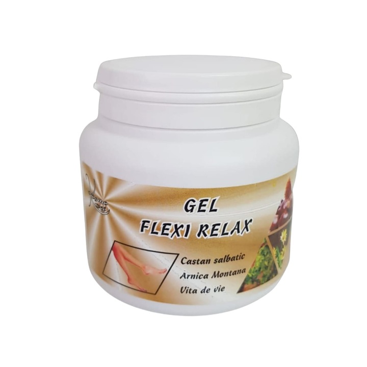 Gel Flexi Relax cu castan salbatic, arnica montana, vita de vie - Kosmo Oil - 500 ml