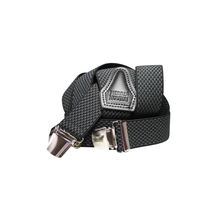 Мъжки тиранти Pierre Mouton, 120 см, черни