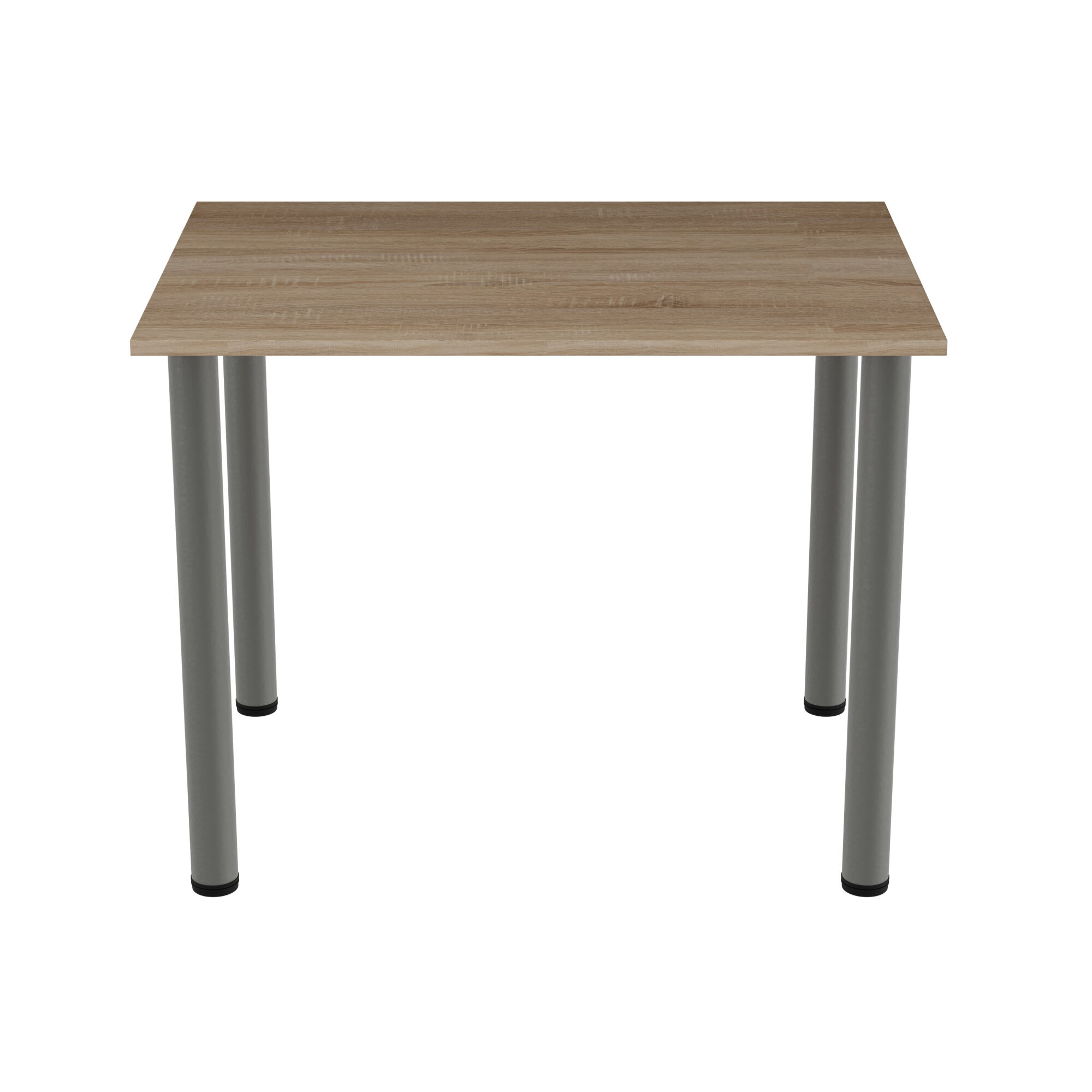 Masa dining / bucatarie, Mobiref, 93 cm x 68 cm x 73 cm, PAL Sonoma 18 mm, picioare vopsite electrostatic, reglabile