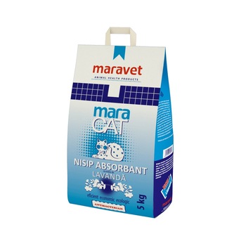 Nisip igienic pentru pisici, Maracat, lavanda, 5kg Nisip igienic pentru pisici, Maracat, lavanda, 5kg