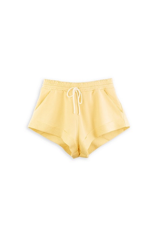 Pantaloni scurti, Chiara, SZORTY DRESOWE, Galben pal