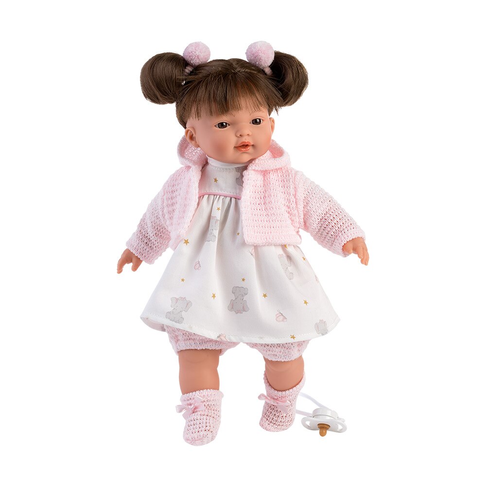 Papusa Llorens, Vera cu jacheta roz, cu sunete, 33 cm