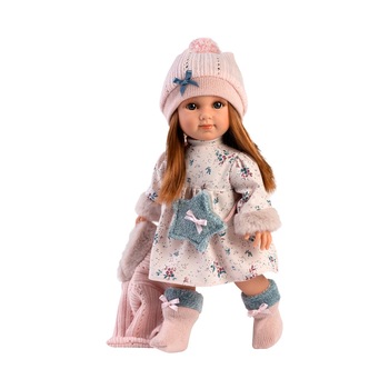 Papusa Llorens, Nicole cu par roscat, 35 cm Papusa Llorens, Nicole cu par roscat, 35 cm