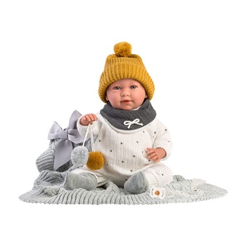 Papusa Llorens, Mimo cu paturica, cu sunete, 42 cm Papusa Llorens, Mimo cu paturica, cu sunete, 42 cm