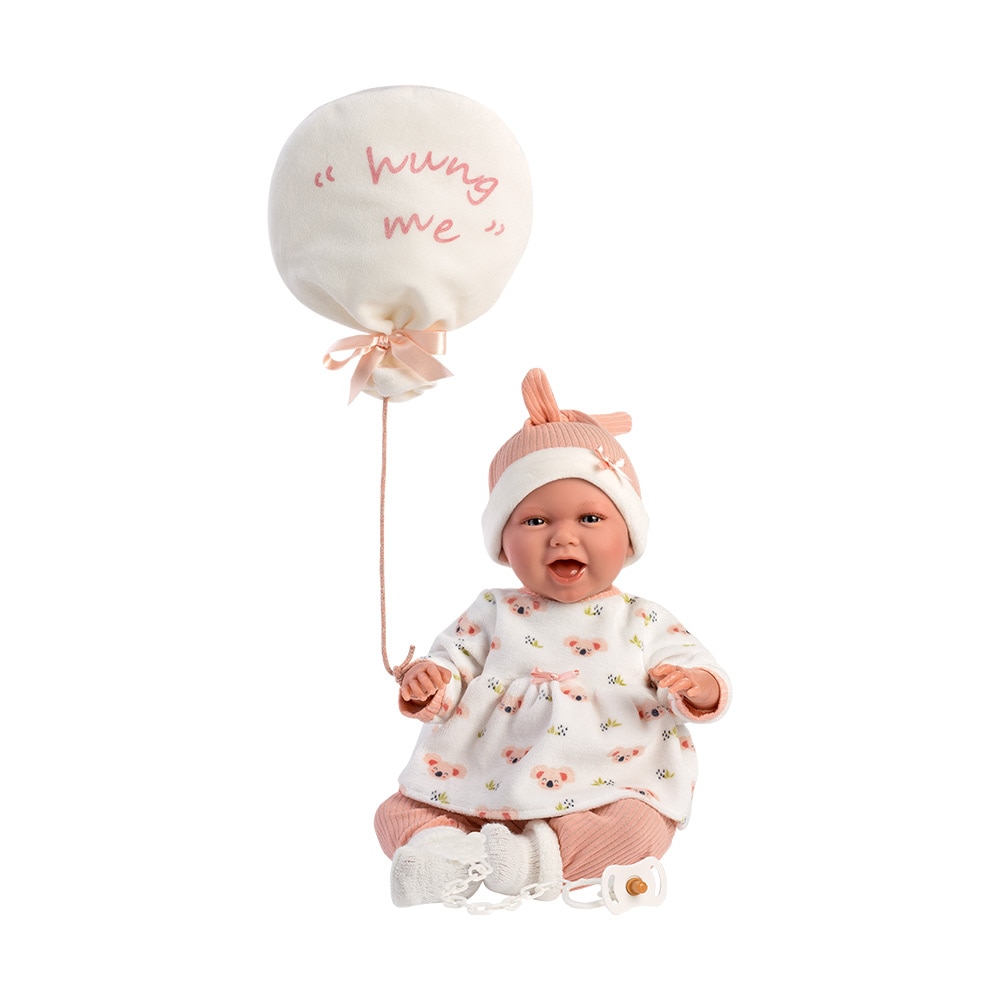 Papusa Llorens, Mimi cu balon, cu sunete, 42 cm