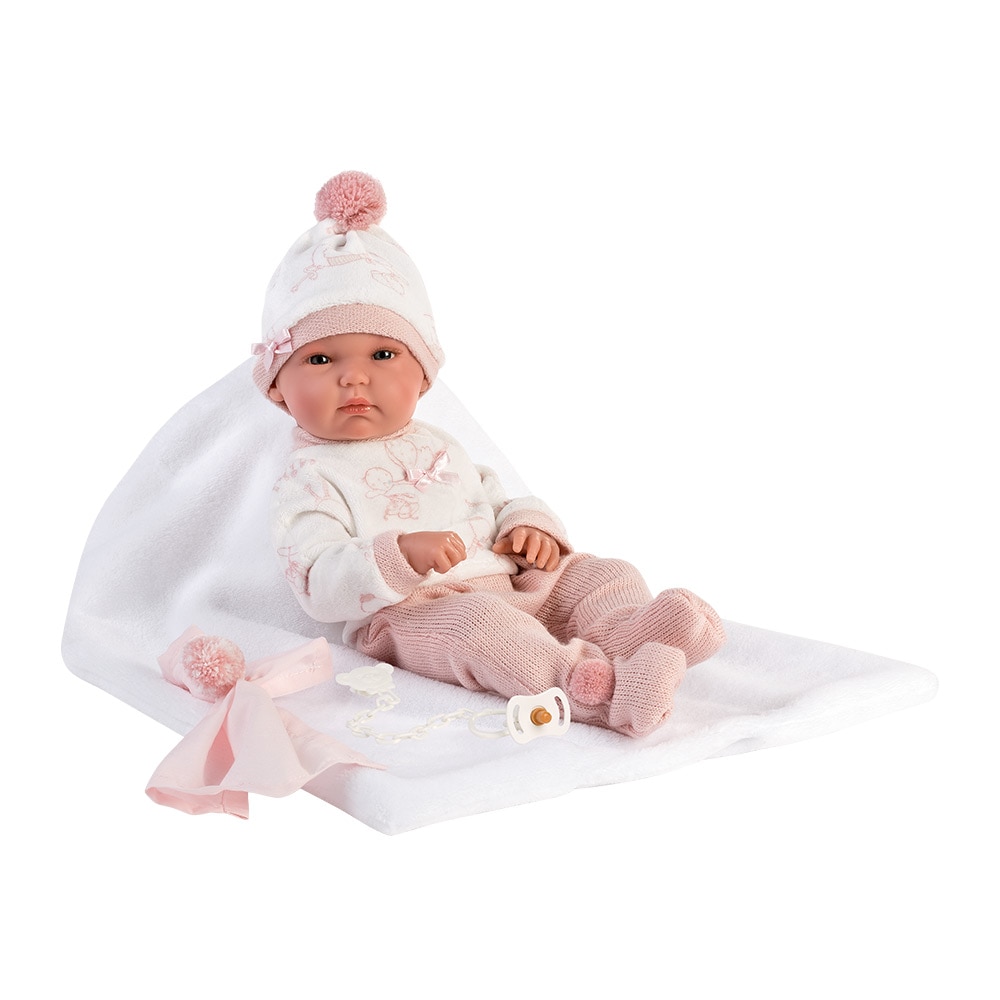 Papusa Llorens, Bimba cu paturica, 35 cm