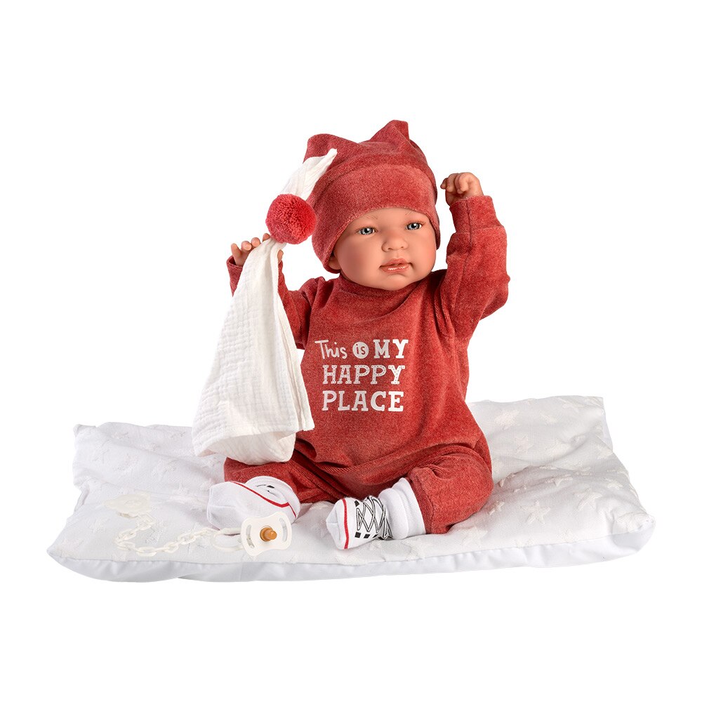 Papusa Llorens, Tina cu pernuta, cu sunete, 44 cm