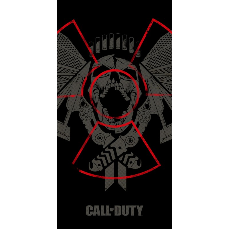 Prosop Call of Duty, 70 x 140 cm, Negru