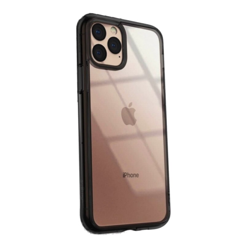 Husa Ringke Fusion PC cu Black Bumper TPU pentru iPhone 11 Pro, Transparent