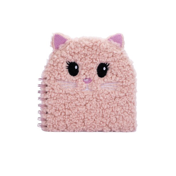 Carnet cu spirala Cute Cat, pagini liniate, 22 x 17 cm