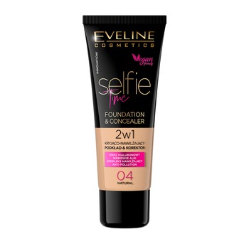 Fond de ten Eveline Selfie Time 2 in 1, 04, Natural, 30 ml Fond de ten Eveline Selfie Time 2 in 1, 04, Natural, 30 ml