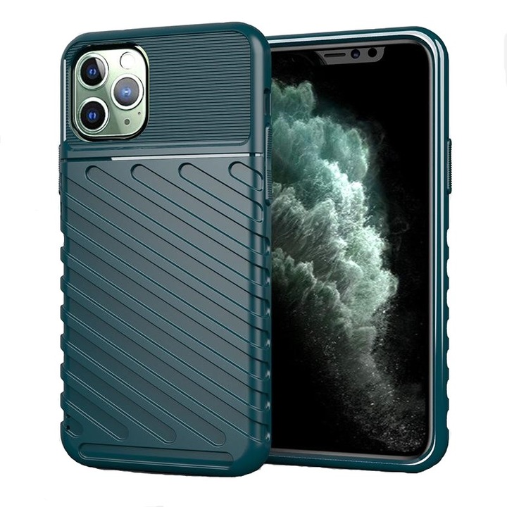 Кейс Rugged Armor за iPhone 12 Pro Max, Shockproof, Зелен