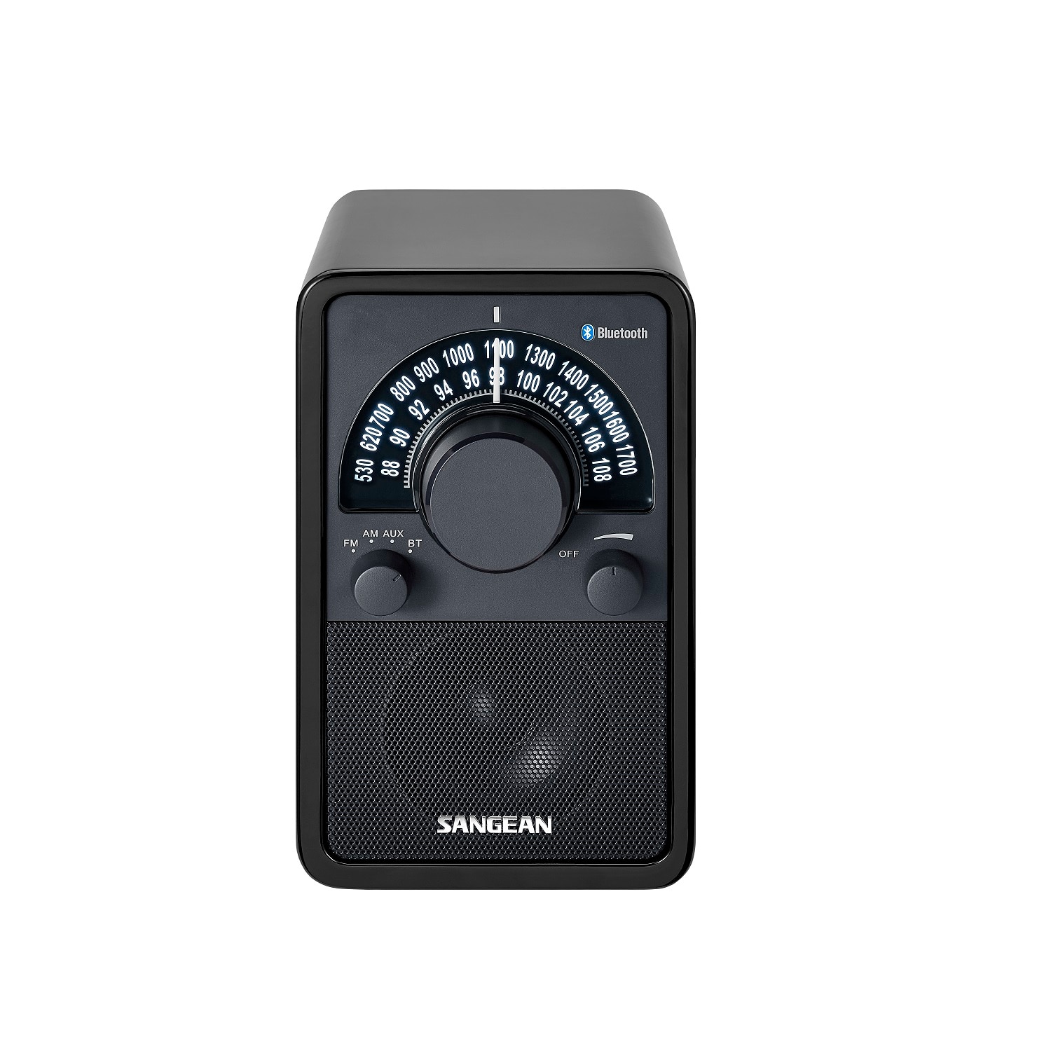 Radio portabil, Sangean,WR-15 BT, Negru, FM