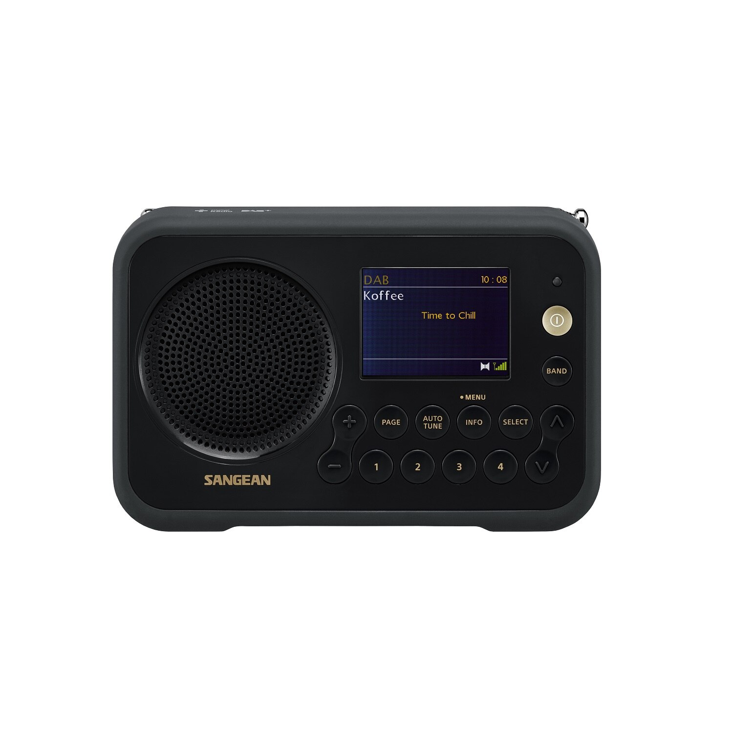 Radio portabil, Sangean,DPR-76, Negru, FM