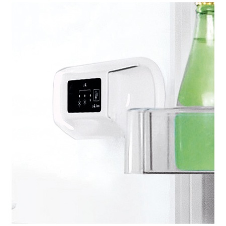 Combina frigorifica Indesit LI8SN2EX, 328l, Clasa E, No Frost, H 189.9 cm, Argintiu