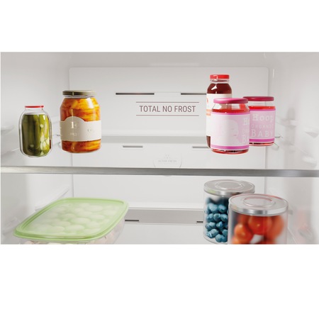 Combina frigorifica Hotpoint HAFC8TI21SX, 335l, Clasa F, Total No Frost, H 191.2 cm, Inox