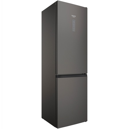 Combina frigorifica Hotpoint HAFC9TO32SK, Total No Frost, Clasa E, H 202.7 cm, Negru Argintiu