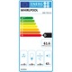 Hota telescopica Whirlpool AKR750GK, Putere de absorbtie 304 mc/h, 3 trepte viteza, Iluminare LED, Filtru carbon, 60 cm, Negru