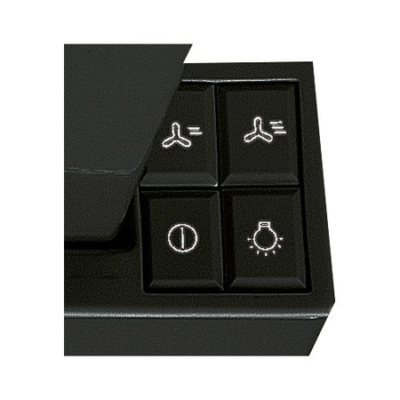 Hota telescopica Whirlpool AKR750GK, Putere de absorbtie 304 mc/h, 3 trepte viteza, Timer, Iluminare LED, Filtru carbon, 60 cm, Negru