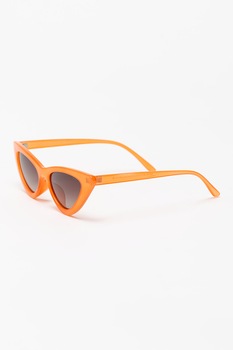 INVU., Ochelari de soare cat-eye ultrapolarizati, Oranj, 52-18-140 Standard INVU., Ochelari de soare cat-eye ultrapolarizati, Oranj, 52-18-140 Standard