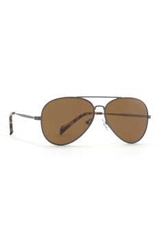 INVU., Ochelari de soare aviator ultrapolarizati, Auriu, 58-13-145 Standard INVU., Ochelari de soare aviator ultrapolarizati, Auriu, 58-13-145 Standard