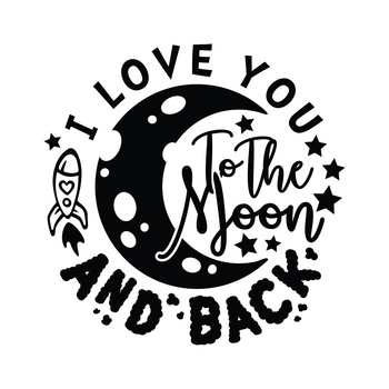 Sticker Decorativ Citat Cupluri “I love you to the Moon and back”, 47×47 cm, Negru, Oracal Sticker Decorativ Citat Cupluri “I love you to the Moon and back”, 47×47 cm, Negru, Oracal
