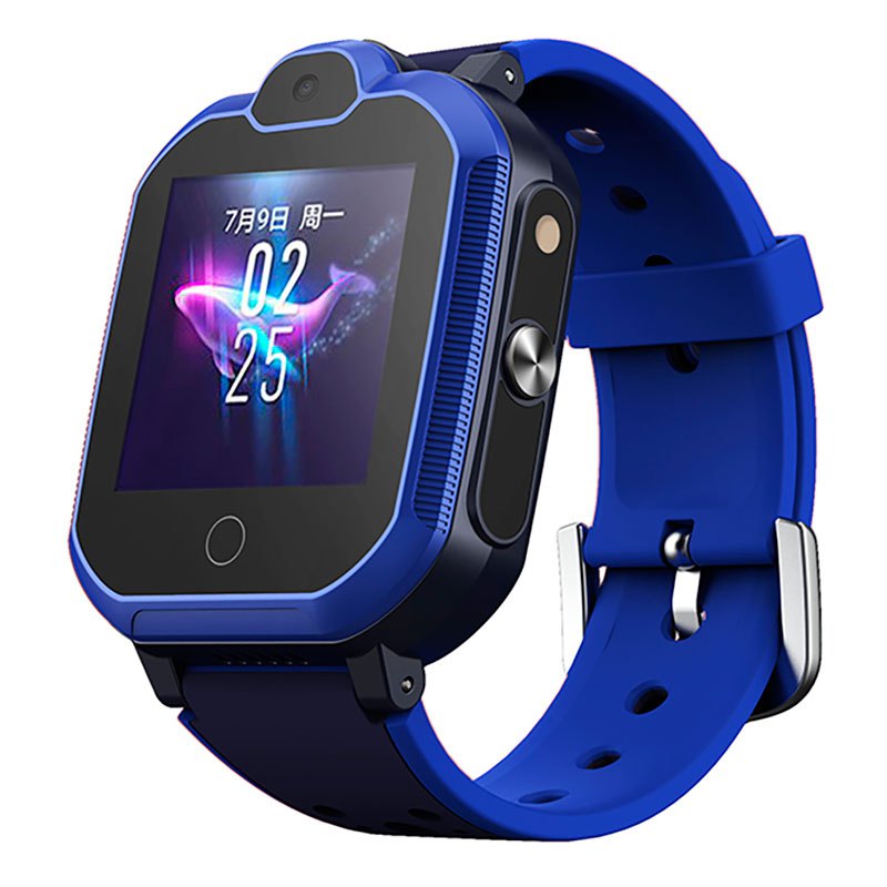 Ceas smartwatch pentru copii, Leotec Kids Allo, 4 G, Anti-pierdere, Albastru