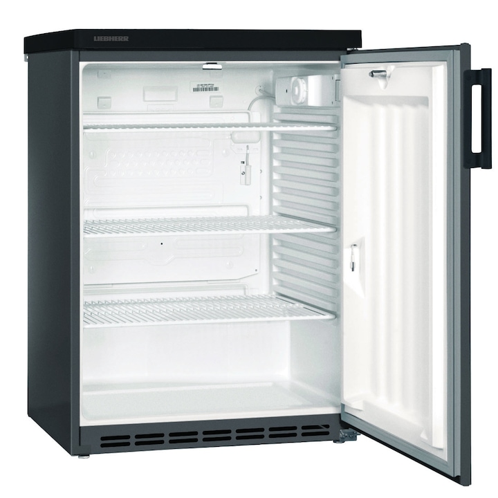 Професионална хладилна витрина Liebherr FKU 1800-737, Обем 175 л, Височина 85 см, Антрацит, Клас B