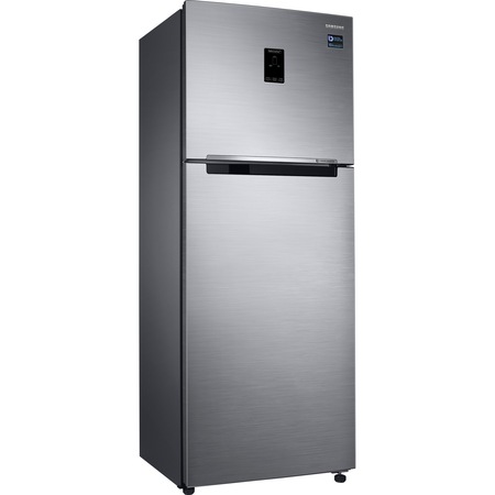 Frigider cu doua usi Samsung RT38K553PS9/EO, 384 l, Clasa E, Full NoFrost, Twin Cooling Plus, Smart Conversion 5-in-1, Compresor Digital Inverter, Display, Iluminare LED, H 178.5 cm, Inox