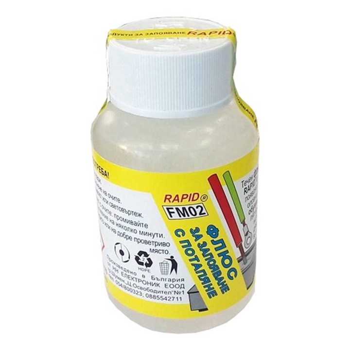 Течен флюс Rapid, Запояване чрез потапяне, 90ml