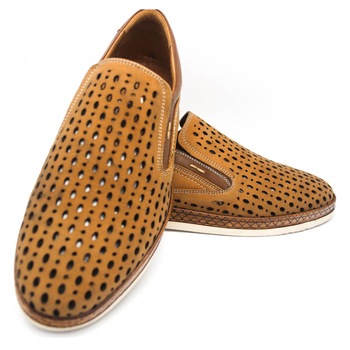 Pantofi barbati, Ady Star Shoes, 207E perforat, Maro Pantofi barbati, Ady Star Shoes, 207E perforat, Maro