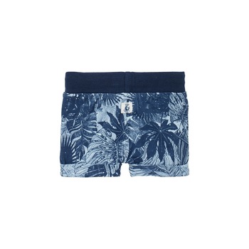 Pantaloni scurti baieti, Noppies, bumbac organic, cu buzunare, imprimeu tropical, Thunder, albastru Pantaloni scurti baieti, Noppies, bumbac organic, cu buzunare, imprimeu tropical, Thunder, albastru