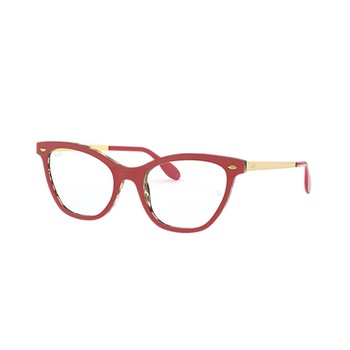 Rame ochelari de vedere Ray Ban RB5360 5714, Rosu, stil Cat Eye, 52 mm Rame ochelari de vedere Ray Ban RB5360 5714, Rosu, stil Cat Eye, 52 mm