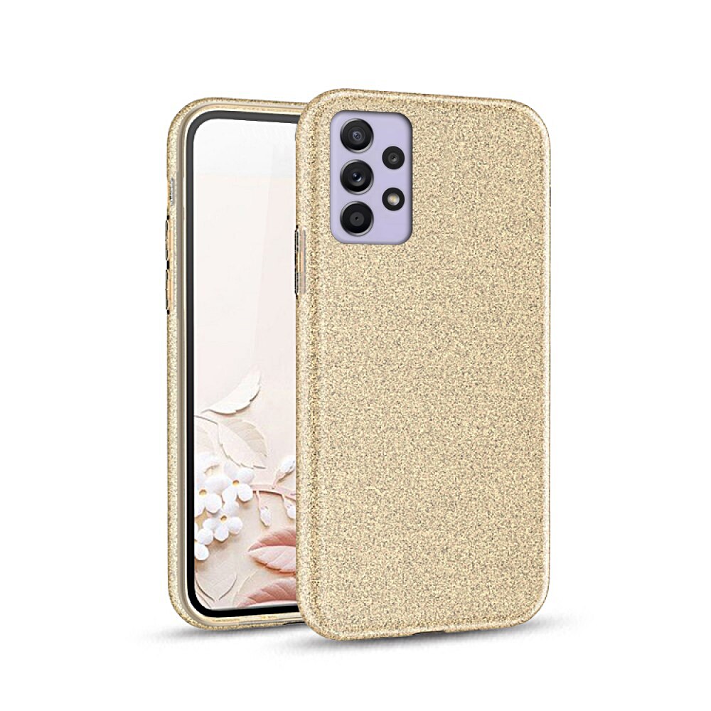 Husa compatibila cu Samsung Galaxy A52 / A52 5G shiny Auriu