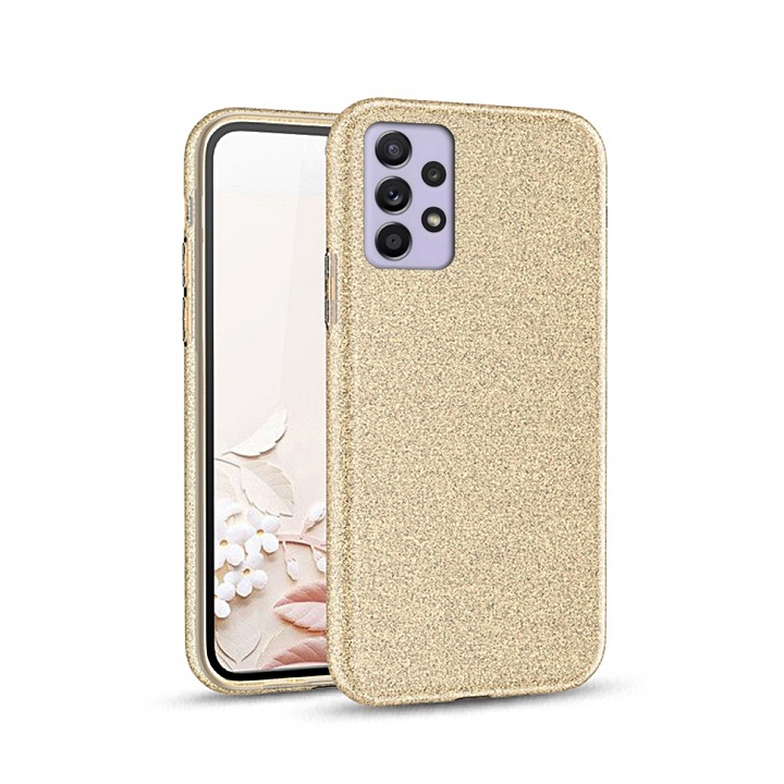Husa pentru telefon, compatibila cu Samsung A52 5G shining gold