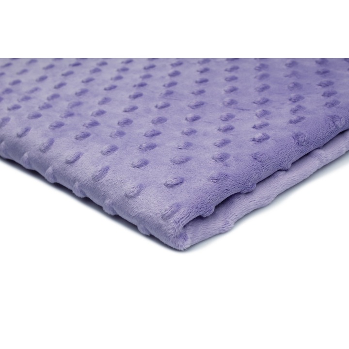 Kötött Minky Polar kötöttáru, Heather 50 cm x 155 cm